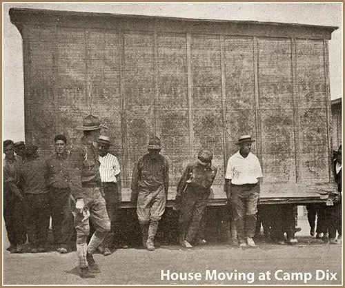 House Moving in Camp Dix.