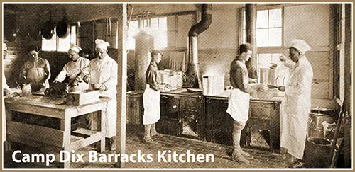 Camp Dix Barracks Kitchen.