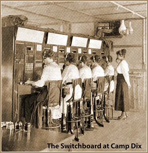 The Switchboard at Camp Dix.