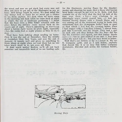 Part 3 of 3, History of Company B, 346th Infantry, 87th Division of the AEF.