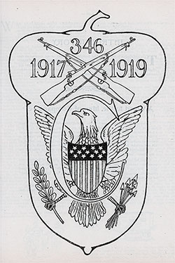 Emblem of Company C, 346th Infantry, 87th Division, AEF - 1919.