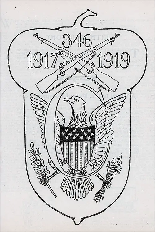 Emblem of Company C, 346th Infantry, 87th Division, AEF - 1919.