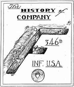 Emblem for History of Company "F" of the 346th Infantry, 87th Division, AEF.