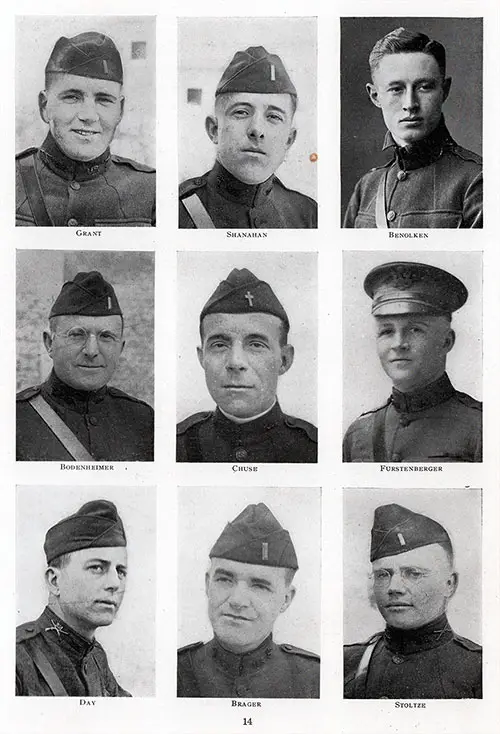 Staff and Company Officers, 351st Infantry, 88th Division, A.E.F.