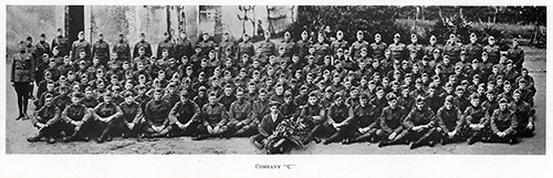 Group Photo: Company "C" - 351st Infantry, 88th Division, AEF