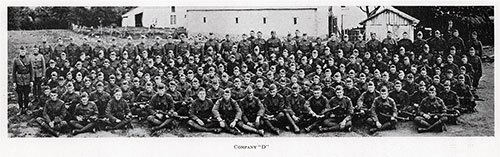 Group Photo: Company "D" - 351st Infantry, 88th Division, AEF