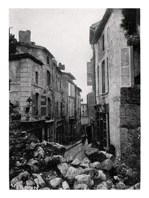 View of France During World War I.