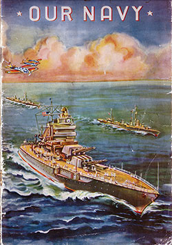 GGA image ID # 1d64f4bd47 Front Cover, Our Navy: The United States Navy in 1945 Brochure.