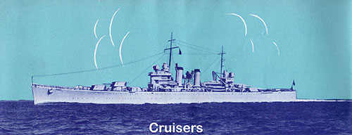 Cruisers. Our Navy, 1945.