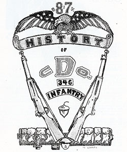 GGA Image ID # 1341f28782 Emblem of Company "D," 346th Infantry, 87th Division, A.E.F.
