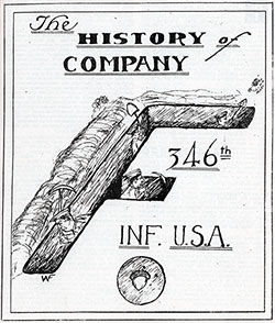GGA Image ID # 134f04db16 Emblem for History of Company "F" of the 346th Infantry, 87th Division, AEF.