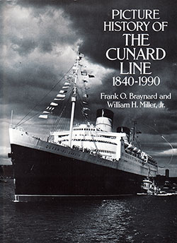 Front Cover, Picture History of the Cunard Line 1840 - 1990 (1991)