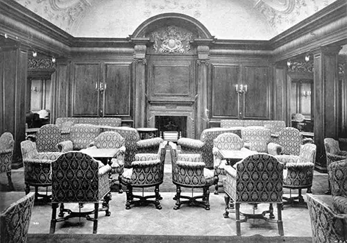 Smoking Room on the RMS Lusitania