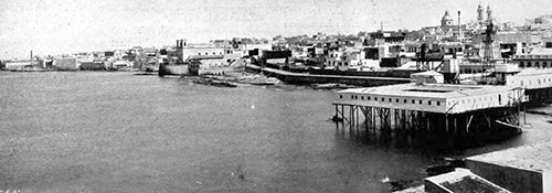 Port of Montevideo, seen from the South - 1907
