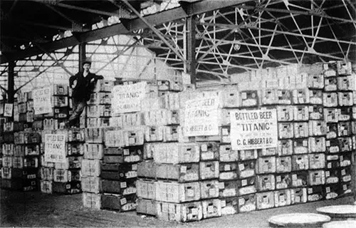 Bottled Beer for the Titanic from White Star Line supplier C. G. Hibbert & Co - 1912